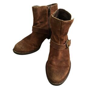 Born Brown Suede Ankle Boots